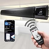 Heidenfeld Dunkelstrahler DH700 | 𝟑 𝐉𝐀𝐇𝐑𝐄 𝐆𝐀𝐑𝐀𝐍𝐓𝐈𝐄 - App Steuerung - 3200 Watt - Infrarotheizung - Heizstrahler - Heizung - Terrassenheizer - Dunkelheizstrahler bis 20 m² (Schwarz)