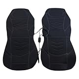 Generisch Sitzheizung Auflage 12v 2er Set 1 Paar Auto Heizung Beheizbar Sitzauflag Auto 12v Doppelte beheizte Sitzbezüge Warm Autositzkissen Sitzheizung für Auto