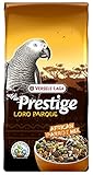 VERSELE-LAGA – Prestige Loro Parque Afrikanische Papageienmischung – Angereicherte, vollständige und abwechslungsreiche Samenmischung – 15 kg