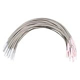 Garneck 25 Paare Stahlbügel aus Edelstahl Rostfreie Flexible Bügelringe für Büstenhalter Starker Halt und Formstabilität Zubehör für Damen und