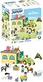 PLAYMOBIL JUNIOR | Bauernhof-Abenteuer | nachhaltiges Spielzeug für Kinder ab 1 Jahr | 71656