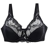 zakuwyelik BH Damen mit Bügel Spitze Push up für Große Brüste Starker Halt Bügel top-stütz-BH Keine Schlaffen Brüste Mehr|Klassische BHS für Damen mit Bügel Bequeme|kurvea BH,Comfit BH Original 2