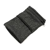 Handgelenk Beutel, Sport Handgelenktasche, Handgelenk-Geldbörse, Reißverschluss-Armband, Schweißabsorbierende Armbänder mit Tasche für Laufen, Spazieren, Joggen, Fahrrad und Yoga