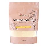 mituso Mandelmehl, naturbelassen, blanchiert, Premium Qualität, 1er Pack (1 x 1000g)