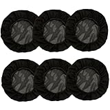 Haarnetze, 6pcs Einwegstaubdichte, elastischer Kochhut, Unisex für Lebensmittelarbeiter, einstellbar