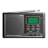 Notfall-Wetter-Alarm-Radio – tragbare Solar-Kurbel | Radio mit wiederaufladbarem Akku für Wandern, Survival im Freien, Backpacking, Wandern, Klettern zu Hause