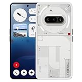 Nothing Phone (3a) 128 GB - Handy mit Essential Space, 50-MP-Hauptkamera, 32-MP-Frontkamera, 30-facher Ultra-Zoom, 8 GB RAM, Langer Akkulaufzeit und 6,77 Zoll Flexibles FHD+ AMOLED-Display - Weiß