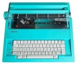 Brother AX-210 Öko elektrische Schreibmaschine, türkis, extrem selten