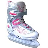 Cox Swain größenverstellbare Kinder Schlittschuhe Laura Gr. XS bis L, Colour: Light pink, Size: M (34-37)
