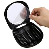 Reise-Make-up-Pinsel-Set – Reise-Make-up-Pinsel-Set | Doppelseitig für Grundierung | Hervorhebung, Pudergrundierung, Lidschatten, Make-up-Set