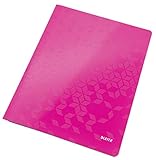 Leitz Schnellhefter WOW, A4, Karton, pink metallic
