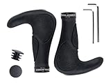 PEDAL HEROES Fahrradgriffe ergonomisch - Lenkergriffe Fahrrad (22 mm) - wasserabweisend & rutschfeste Fahrradlenker Griffe - Sechskantschlüssel & -Schrauben