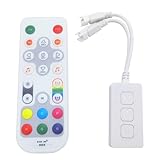 SP548E RGB Musik RF LED DC5V-24V SPI WiFi LED Controller 2.4GHz Bluetooth Kontroller für fcob cob ws2812b ws2811 LED Strips Kompatibel Streifen Single Output Alexa Smart Voice APP Steuerung