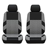 ZCCZQF Auto Sitzbezüge Set für Renault Trafic 1 2 3 Tuning, Atmungsaktiv Verschleißfest Komfortabel Allwetter Vorne Rückbank Autositzbezüge Sitzschoner,2 Seats-Grey