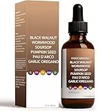 Nutralis Schwarzwalnuss-Wermut-Darmreinigung, Unterstützung des Darm- und Verdauungsgleichgewichts, Verbesserung der Energie,1Pcs