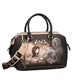 Anekke Dreamverse Bowling Tasche, großes Fassungsvermögen, für Damen, Umhängetasche, 34/22/16 cm, Zubehör und Accessoires für Damen, Mehrfarbig