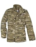 Surplus Raw Vintage M65 Herren Outdoor Feldjacke Parka gefüttert, desertlight, L