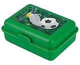 Baagl Brotdose Kinder für Schule – Lunchbox für Mädchen, Jungen, Kindergarten – Jausenbox, Brotzeitbox, Brotbox, Snackbox (Fußballtor)