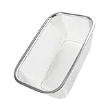 Warmhm Edelstahl Abtropfkorb Tiefes Sieb Gemüse Obst Waschkorb Multifunktional für Spüle Küche Robust Langlebig Praktisch