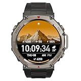 Reiteag Sekoda GPS Smartwatch – Dualband GPS & 6 Satelliten, 170+ Fitness- & Gesundheitsdaten, 15 Tage Akku, Herzfrequenz & SPO₂, wasserdicht, Bluetooth 5.3 (Schwarz)