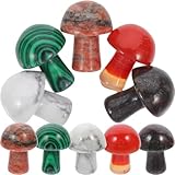 Ciieeo 10St Kristall-Pilz-Ornament Figuren Pilz-Kit Pilz-Wohnkultur Pilzzuchtset Pilz-Nachtlicht Pilz Handwerk Mini-Steine Kristallpilz Miniatur-Pilzdekor Pilz Kristall Naturstein