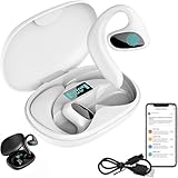 Talkbuds Übersetzer Ohrhörer Ohne Internet–Bluetooth-Kopfhörer mit sofortiger Übersetzung in 144 Sprachen, perfekt für Reisen, Business-Meetings&internationale Kommunikation,Alltagsbegleiter (Weiß)