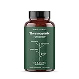 Thermogener Natürlicher Fettverbrenner | Gewichtsreduktion I Vegan I - Grüner Tee + Kurkuma + Ingwer + Berberin + Resveratrol + Knoblauch + Vitamin A + Piperin - 120 Kapseln (2 Monate)