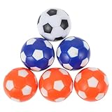 MAJORMENCH 9 Stück Teiliges Tischfußball Ersatzball Farbige Mini Kickerbälle aus Stabilem HIPS für Tischkicker mit Frosted Oberfläche für Bessere Ballkontrolle und Lange Haltbarkeit