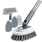 Guriayus Reinigung des Duschbeckens, zum Schrubben mit harten Borsten für Badewanne und Fliesen, für Badezimmer, WC, Wand, Badewanne, Glas, Fliesen B