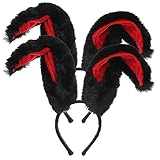 Healeved 2stücke Kaninchen Ohren Stirnband Bunny Ohr Haar Hoops Party Haar Band Für Cosplay Fest Zubehör Mädchen