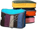 Einfach zu organisierende Packtaschen für Koffer. Kleiderlagerung mit Reisewürfeln ein Kleidertaschen für Koffer. OW-Travel Koffer zubehör Koffer Organizer Set Suitcase Organizer Packing Travel