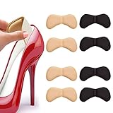 Fersenhalter Fersenpolster Fersenschutz Einlegesohlen HighHeels Prevent Rubbing Heel-Schuhe Heel Aufkleber Anpassungen die Länge der Schuhe Schuhfersenpolster 4 Paare
