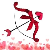 Renopfect Amor Boge-n Und Pfeil Set, Amor Requisite Cosplay, Valentinstag Cosplay Zubehör, Amo-r Kostüm Cospla-y Zubehör Foto Requisiten, C-osplay Karneval Mottoparty Für Mann Frauen