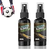 Encuryna 2 PCS Torwarthandschuh Grip Spray, Fußball Handschuhe Pflege-System, Antislip Sticky Spray Für Handschuhe, Verbessern Sie Die Griffigkeit Von Handschuhen-30ml