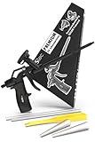 KLRStec® PREMIUM PU Schaumpistole Teflon beschichtet (PTFE) - Profi Montagepistole I Bauschaumpistole für Pistolenschaum/Bauschaum (1k & 2k 750ml) inkl Zubehör