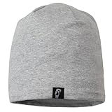 ALPIDEX Baumwollmütze Fleecegefüttert Wintermütze Warme Fleece Mütze Unisex Radfahren Laufmütze Winddicht Sportmütze Atmungsaktiv Running Fahrradmütze, Farbe:Mountain Grey