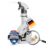ABWEHR MEISTER Milbenspray für Matratzen & Polster 500 ml, effektives Abwehrmittel gegen Hausstaubmilben, giftfrei, laborgeprüft, Made in Germany (PT19)