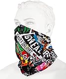 O‘NEAL | Halstuch Schlauch-Schal | Mountainbike Motocross Motorrad | Ungesäumt, Bequemes Material, elastischer Stoff | Neckwarmer Crank | Unisex | Schwarz Multi | Einheitsgröße