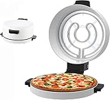 CASEGO Pizza-Maker, 2000 W elektrischer Pizzaofen mit Temperaturregelung, hohe Temperatur für schnelles Braten/Antihaftbeschichtung, für Haushalt, Küche