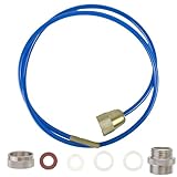 Hochdruck Rohrreiniger, Hochdruck Abflussreiniger,Rohrreinigungsschlauch für Wasserhahn 3 Meter Länge, Abflussreiniger Mit Wasserdruck für M22 M24 und 1/2 Zoll für Abflussrohr, Blau