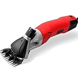 KJoBDwz 500 W Elektrische Schermaschine Haustier Fellpflege Clippers Elektrische Wolle Schere Pferd Haar Schere Bauernhof Tier Haarschnitt Für Schafe, Nutztiere