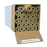 Scorprotect® voller Karton Alukaschierte Rohrschale Rohrisolierung Steinwolle mit 0.040 Wärmeleitfähigkeit (Steinwolle, 28 x 20 mm x 1 Meter)