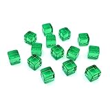 Zxfdsfdbnm 200 Stück 8 Mm Acryl Würfel 6-seitige Würfel Klare Rollenspiel Würfel Puzzle Würfel Spielzeug Brettspiel Würfel Party Würfel
