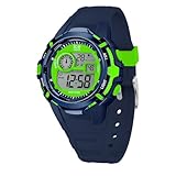 ICE-WATCH - Ice Digit Explorer Dino - Blaue Jungenuhr mit Silikonarmband - 023263 (Small)