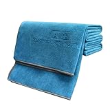 Wiederverwendbares Mikrofasertuch – schnell trocknendes Handtuch für Auto | kratzfest mit 3D-gewebtem Design, ultra-saugfähiges Reinigungstuch für Fahrzeuge, Küche, Badezimmer, Haushalt