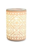 levandeo Elektrische Duftlampe Tischlampe Aromalampe Duftöl Licht Porzellan Ornamente Lampe Beleuchtung