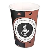 1000 Stück Pappbecher 200ml Made in Germany Premium Kaffebecher Einweg Coffe to go Automatengeeignet