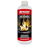 Bio Ethanol 1000 ml - Bioalkohol Lampenbrennstoff Bioethanol Ethanol Tischkaminbrennstoff Brennstoff für Tischkamine Grillanzünder Kaminanzünder geruchlos verdunstet rückstandslos