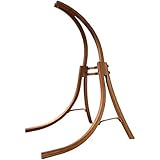 ASS Hängesesselgestell aus Holz Lärche für Hängesessel (nur Gestell ohne Sessel), Modell:4 Beine