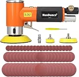 NuoDunco Mini-Exzenterschleifer mit Druckluft, 25 mm/50 mm/75 mm, Exzenterschleifer Air Sander 1 Zoll / 2 Zoll / 3 Zoll, kleiner pneumatischer Schwingschleifer
